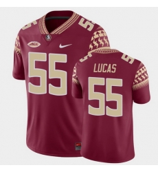 Men Florida State Seminoles Dontae Lucas Game Garnet College Football Jersey Men Florida State Seminoles Dontae Lucas Game Garnet College Football Jersey