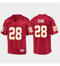 Men Florida State Seminoles Warrick Dunn 28 Garnet Champions Collection Jersey
