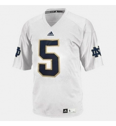 Men Notre Dame Fighting Irish Manti Te'O College Football White Jersey Men Notre Dame Fighting Irish Manti Te'O College Football White Jersey