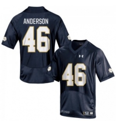 Men Under Armour 46 Replica Navy Blue Josh Anderson Notre Dame Fighting Irish Alumni Football Jersey Men Under Armour 46 Replica Navy Blue Josh Anderson Notre Dame Fighting Irish Alumni Football Jersey