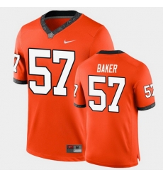 Men Oklahoma State Cowboys Ryan Baker College Football Orange Game Jersey Men Oklahoma State Cowboys Ryan Baker College Football Orange Game Jersey