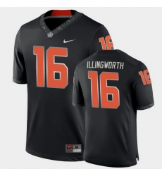 Men Oklahoma State Cowboys Shane Illingworth College Football Black Game Jersey Men Oklahoma State Cowboys Shane Illingworth College Football Black Game Jersey
