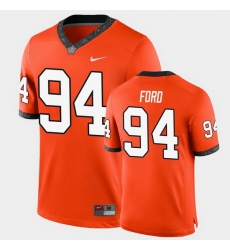 Men Oklahoma State Cowboys Trace Ford College Football Orange Game Jersey Men Oklahoma State Cowboys Trace Ford College Football Orange Game Jersey