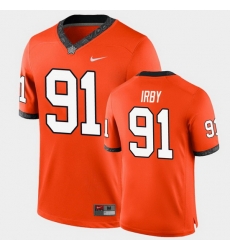 Men Oklahoma State Cowboys Tyren Irby College Football Orange Game Jersey Men Oklahoma State Cowboys Tyren Irby College Football Orange Game Jersey