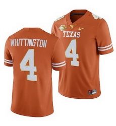 Texas Longhorns Jordan Whittington Orange 2021 Red River Showdown Men Jersey Texas Longhorns Jordan Whittington Orange 2021 Red River Showdown Men Jersey