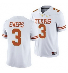 Texas Longhorns Quinn Ewers White College Football Jersey Texas Longhorns Quinn Ewers White College Football Jersey