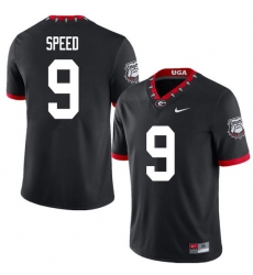 2020 Men #9 Ameer Speed Georgia Bulldogs Mascot 100th Anniversary College Football Jerseys Sale-Blac 2020 Men #9 Ameer Speed Georgia Bulldogs Mascot 100th Anniversary College Football Jerseys Sale-Blac