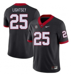 Men #25 E.J. Lightsey Georgia Bulldogs College Football Jerseys Stitched-Black Men #25 E.J. Lightsey Georgia Bulldogs College Football Jerseys Stitched-Black