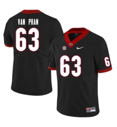 Men #63 Sedrick Van Pran Georgia Bulldogs College Football Jerseys Sale-Black Men #63 Sedrick Van Pran Georgia Bulldogs College Football Jerseys Sale-Black