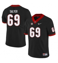 Men #69 Jamaree Salyer Georgia Bulldogs College Football Jerseys Sale-Black Men #69 Jamaree Salyer Georgia Bulldogs College Football Jerseys Sale-Black