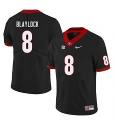 Men #8 Dominick Blaylock Georgia Bulldogs College Football Jerseys Sale-Black Men #8 Dominick Blaylock Georgia Bulldogs College Football Jerseys Sale-Black