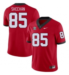Men #85 Drew Sheehan Georgia Bulldogs College Football Jerseys Stitched-Red Men #85 Drew Sheehan Georgia Bulldogs College Football Jerseys Stitched-Red