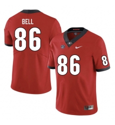 Men #86 Dillon Bell Georgia Bulldogs College Football Jerseys Sale-Red Men #86 Dillon Bell Georgia Bulldogs College Football Jerseys Sale-Red