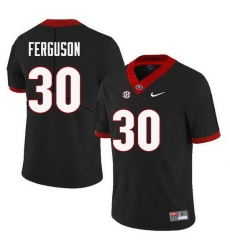 Men Georgia Bulldogs #30 Ed Ferguson College Football Jerseys Sale-Black Men Georgia Bulldogs #30 Ed Ferguson College Football Jerseys Sale-Black