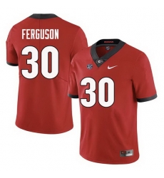Men Georgia Bulldogs #30 Ed Ferguson College Football Jerseys Sale-Red Men Georgia Bulldogs #30 Ed Ferguson College Football Jerseys Sale-Red