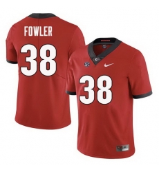 Men Georgia Bulldogs #38 Trent Fowler College Football Jerseys Sale-Red Men Georgia Bulldogs #38 Trent Fowler College Football Jerseys Sale-Red