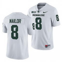 Michigan State Spartans Jalen Nailor White College Football Men Jersey