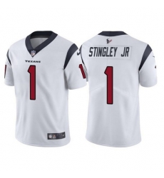 Nike Texans 1 Derek Stingley Jr White 2022 NFL Draft Vapor Untouchable Limited Jerse Nike Texans 1 Derek Stingley Jr White 2022 NFL Draft Vapor Untouchable Limited Jerse