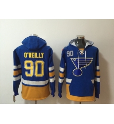 Men St.Louis Blues 90 Ryan O'Reilly Stitched Hoodie Men St.Louis Blues 90 Ryan O'Reilly Stitched Hoodie