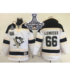 Men Pittsburgh Penguins 66 Mario Lemieux White Sawyer Hooded Sweatshirt 2016 Stanley Cup Final Patch Stitched NHL Jersey Men Pittsburgh Penguins 66 Mario Lemieux White Sawyer Hooded Sweatshirt 2016 Stanley Cup Final Patch Stitched NHL Jersey