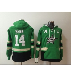 Men's Dallas Stars #14 Jamie Benn Stitched Hoody Men's Dallas Stars #14 Jamie Benn Stitched Hoody