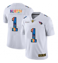 Arizona Cardinals 1 Kyler Murray Men White Nike Multi Color 2020 NFL Crucial Catch Limited NFL Jersey Arizona Cardinals 1 Kyler Murray Men White Nike Multi Color 2020 NFL Crucial Catch Limited NFL Jersey