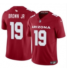 Men Arizona Cardinals 19 Anthony Brown JR Red 2024 F U S E Vapor Untouchable Limited Stitched Men Arizona Cardinals 19 Anthony Brown JR Red 2024 F U S E Vapor Untouchable Limited Stitched