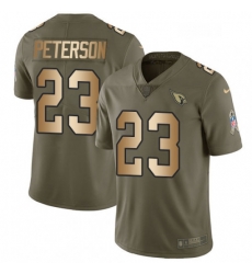 Men Nike Arizona Cardinals 23 Adrian Peterson Limited OliveGold 2017 Salute to Service NFL Jersey Men Nike Arizona Cardinals 23 Adrian Peterson Limited OliveGold 2017 Salute to Service NFL Jersey