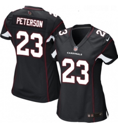 Womens Nike Arizona Cardinals 23 Adrian Peterson Game Black Alternate NFL Jersey Womens Nike Arizona Cardinals 23 Adrian Peterson Game Black Alternate NFL Jersey