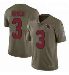 Youth Nike Arizona Cardinals 3 Josh Rosen Limited Olive 2017 Salute to Service NFL Jersey Youth Nike Arizona Cardinals 3 Josh Rosen Limited Olive 2017 Salute to Service NFL Jersey