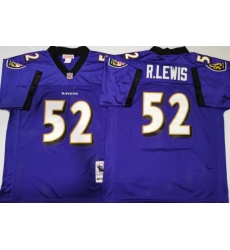 Men Baltimore Ravens 52 Ray Lewis Purple M&N Throwback Jersey Men Baltimore Ravens 52 Ray Lewis Purple M&N Throwback Jersey