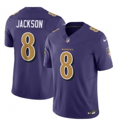 Men Baltimore Ravens 8 Lamar Jackson Purple 2023 F U S E Coloe Rush Jersey Men Baltimore Ravens 8 Lamar Jackson Purple 2023 F U S E Coloe Rush Jersey