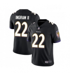 Mens Baltimore Ravens 22 Mark Ingram II Black Alternate Vapor Untouchable Limited Player Football Jersey Mens Baltimore Ravens 22 Mark Ingram II Black Alternate Vapor Untouchable Limited Player Football Jersey