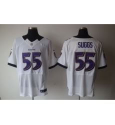 Nike Baltimore Ravens 55 Terrell Suggs White Elite NFL Jersey Nike Baltimore Ravens 55 Terrell Suggs White Elite NFL Jersey