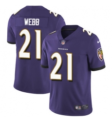 Nike Ravens #21 Lardarius Webb Purple Team Color Mens Stitched NFL Vapor Untouchable Limited Jersey Nike Ravens #21 Lardarius Webb Purple Team Color Mens Stitched NFL Vapor Untouchable Limited Jersey
