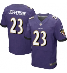 Nike Ravens #23 Tony Jefferson Purple Team Color Mens Stitched NFL New Elite Jersey Nike Ravens #23 Tony Jefferson Purple Team Color Mens Stitched NFL New Elite Jersey
