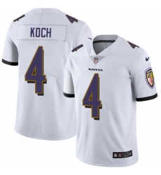 Nike Ravens #4 Sam Koch White Mens Stitched NFL Vapor Untouchable Limited Jersey Nike Ravens #4 Sam Koch White Mens Stitched NFL Vapor Untouchable Limited Jersey