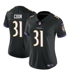 Women Baltimore Ravens 31 Dalvin Cook Black Football Jersey Women Baltimore Ravens 31 Dalvin Cook Black Football Jersey