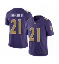 Youth Baltimore Ravens 21 Mark Ingram II Limited Purple Rush Vapor Untouchable Football Jersey Youth Baltimore Ravens 21 Mark Ingram II Limited Purple Rush Vapor Untouchable Football Jersey