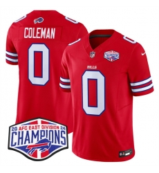 Men Buffalo Bills 0 Keon Coleman Red F U S E 2024 AFC East Division Champions Vapor Limited Stitched Football Jersey Men Buffalo Bills 0 Keon Coleman Red F U S E 2024 AFC East Division Champions Vapor Limited Stitched Football Jersey