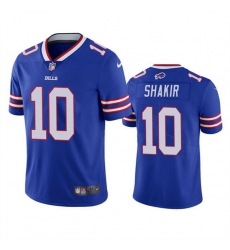 Men's Buffalo Bills #10 Khalil Shakir Blue Vapor Untouchable Limited Stitched Jersey Men's Buffalo Bills #10 Khalil Shakir Blue Vapor Untouchable Limited Stitched Jersey
