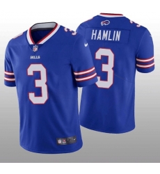 Men's Buffalo Bills #3 Damar Hamlin Blue Vapor Untouchable Limited Stitched Jersey Men's Buffalo Bills #3 Damar Hamlin Blue Vapor Untouchable Limited Stitched Jersey