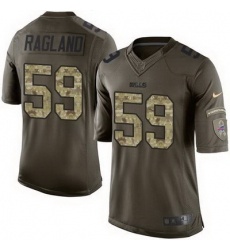 Nike Bills #59 Reggie Ragland Green Mens Stitched NFL Limited Salute To Service Jersey Nike Bills #59 Reggie Ragland Green Mens Stitched NFL Limited Salute To Service Jersey