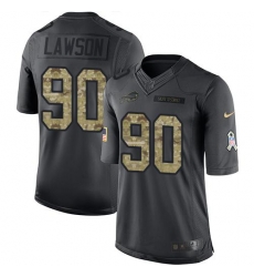 Nike Bills #90 Shaq Lawson Black Mens Stitched NFL Limited 2016 Salute To Service Jersey Nike Bills #90 Shaq Lawson Black Mens Stitched NFL Limited 2016 Salute To Service Jersey