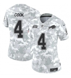 Women Buffalo Bills 4 James Cook 2024 F U S E Arctic Camo Salute To Service Limited Stitched Football Jersey Women Buffalo Bills 4 James Cook 2024 F U S E Arctic Camo Salute To Service Limited Stitched Football Jersey