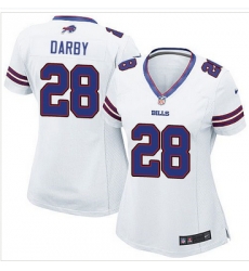 Women Nike Bills #28 Ronald Darby White Stitched NFL Elite Jersey Women Nike Bills #28 Ronald Darby White Stitched NFL Elite Jersey