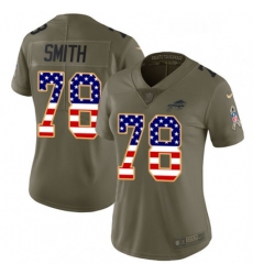 Womens Nike Buffalo Bills 78 Bruce Smith Limited OliveUSA Flag 2017 Salute to Service NFL Jersey Womens Nike Buffalo Bills 78 Bruce Smith Limited OliveUSA Flag 2017 Salute to Service NFL Jersey