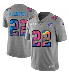 Carolina Panthers 22 Christian McCaffrey Men Nike Multi Color 2020 NFL Crucial Catch NFL Jersey Greyheather Carolina Panthers 22 Christian McCaffrey Men Nike Multi Color 2020 NFL Crucial Catch NFL Jersey Greyheather