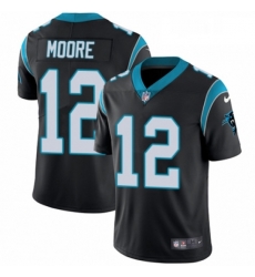 Mens Nike Carolina Panthers 12 DJ Moore Black Team Color Vapor Untouchable Limited Player NFL Jersey Mens Nike Carolina Panthers 12 DJ Moore Black Team Color Vapor Untouchable Limited Player NFL Jersey