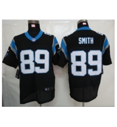 Nike Carolina Panthers 89 Steve Smith black Elite NFL Jersey Nike Carolina Panthers 89 Steve Smith black Elite NFL Jersey